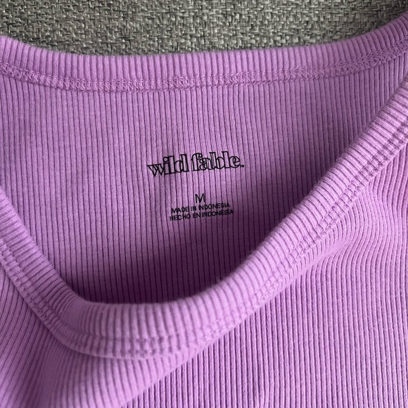 Wild Fable Women Slim Fit Ribbed Tank Tops (3) M - Picture 6 of 8